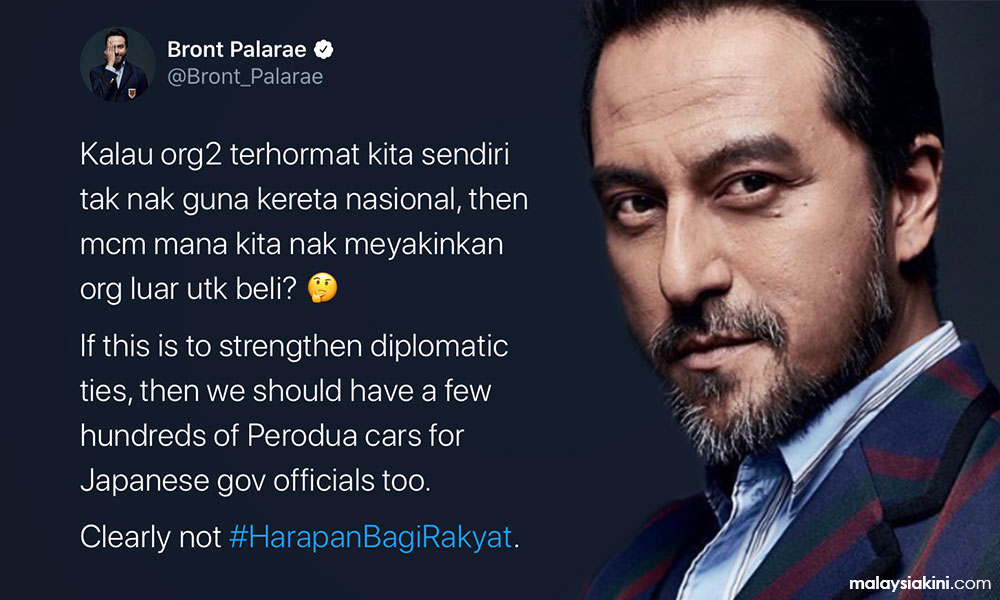 'Kalau orang terhormat kita sendiri tak guna kereta nasional'
