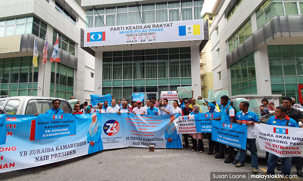 10,000 grassroots in Penang may quit if Zuraida sacked, say supporters