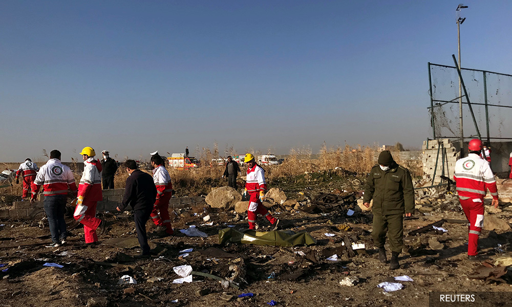 Intelligence agencies see no signs Ukraine airliner was shot down