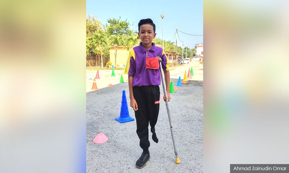 Big-hearted Haikal takes on 7km run - and triumphs!