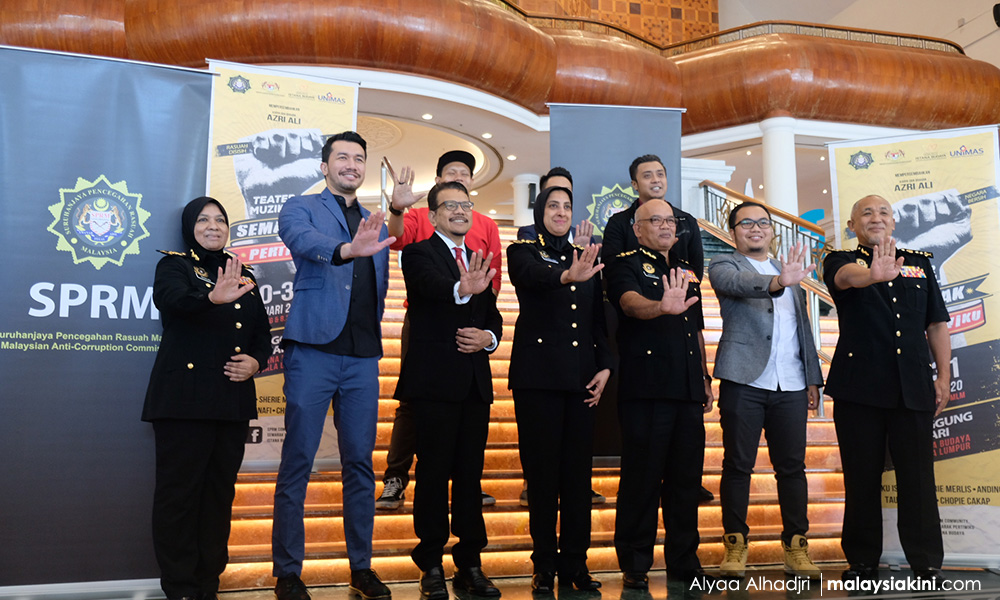 SPRM pentaskan teater usung tema antirasuah