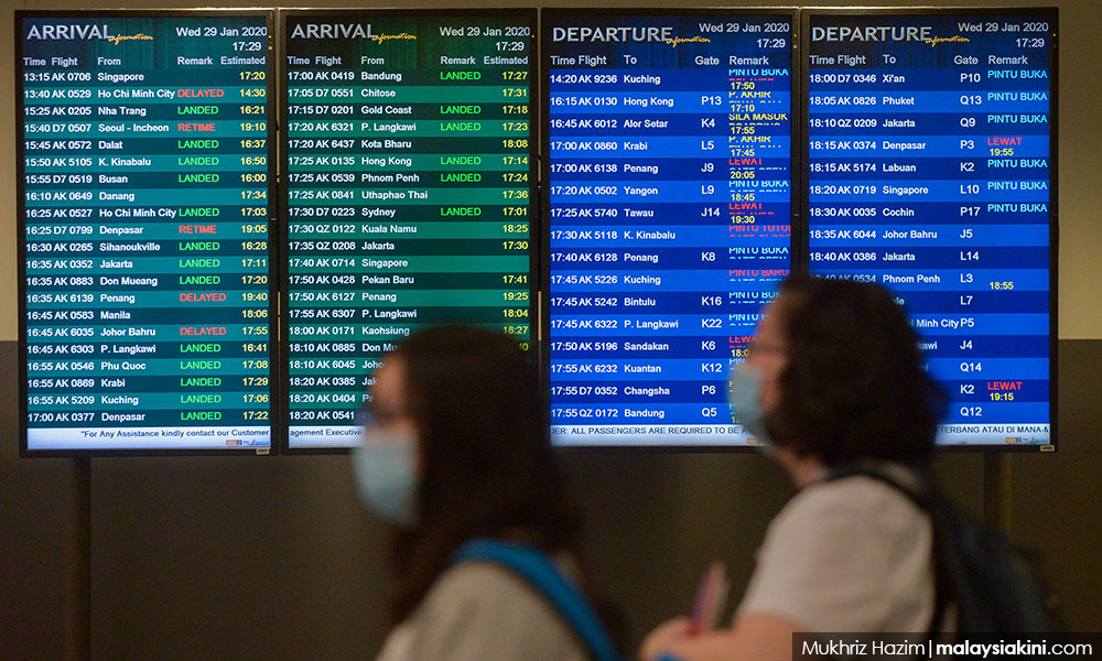 Coronavirus prevention generic pictures at KLIA 2 290120 01