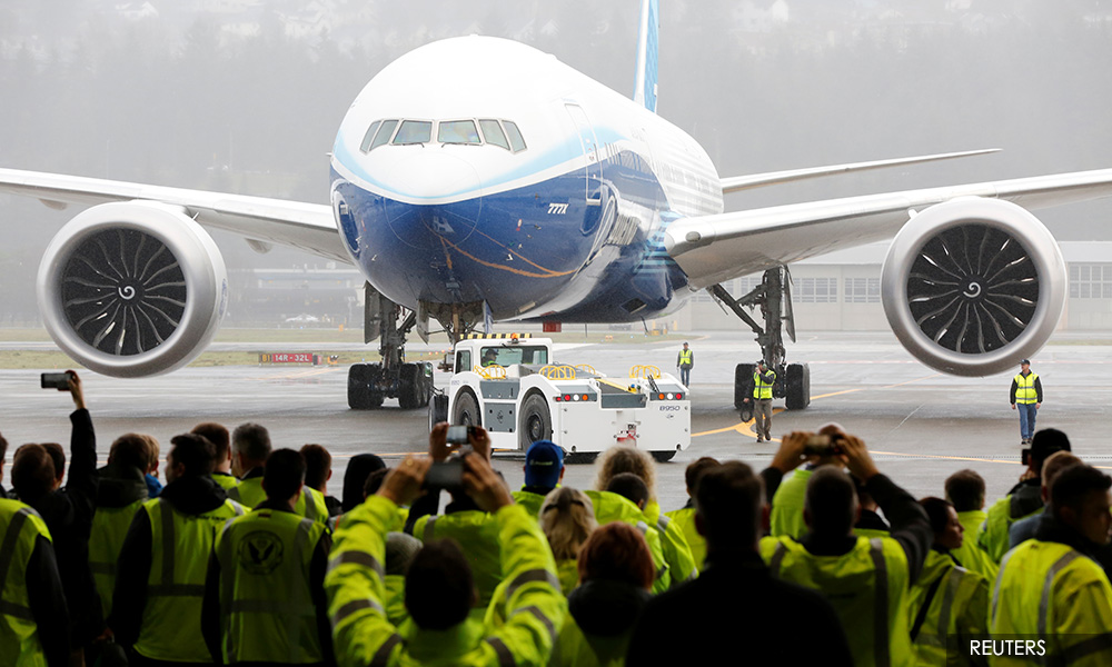 Boeing's 777X jetliner successfully completes maiden flight