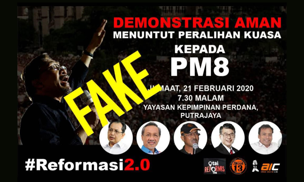 Poster is fake: Pro-Anwar NGO denies calling for ...