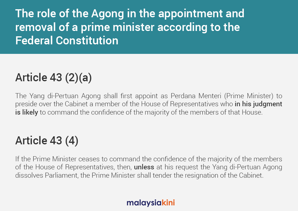 The Role Of The Agong In The Appointment And Removal Of A Prime Minister According To The Federal Constitution Save Malaysia I3investor