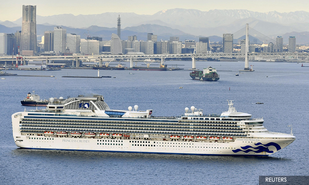 Japan quarantines 3,700 passengers on a cruise ship after coronavirus case