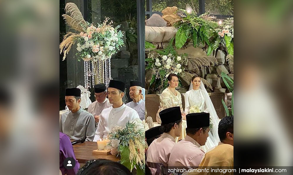 20022020 satukan Zahirah MacWilson, Aiman Hakim