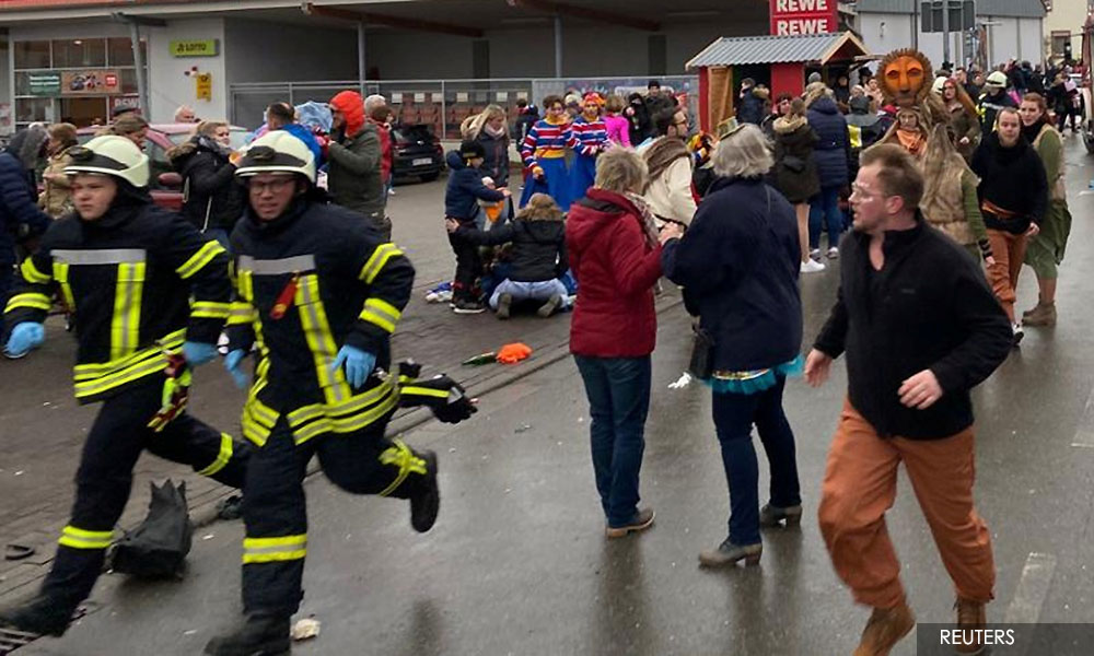 Car drives into German carnival parade, more than 30 reported injured