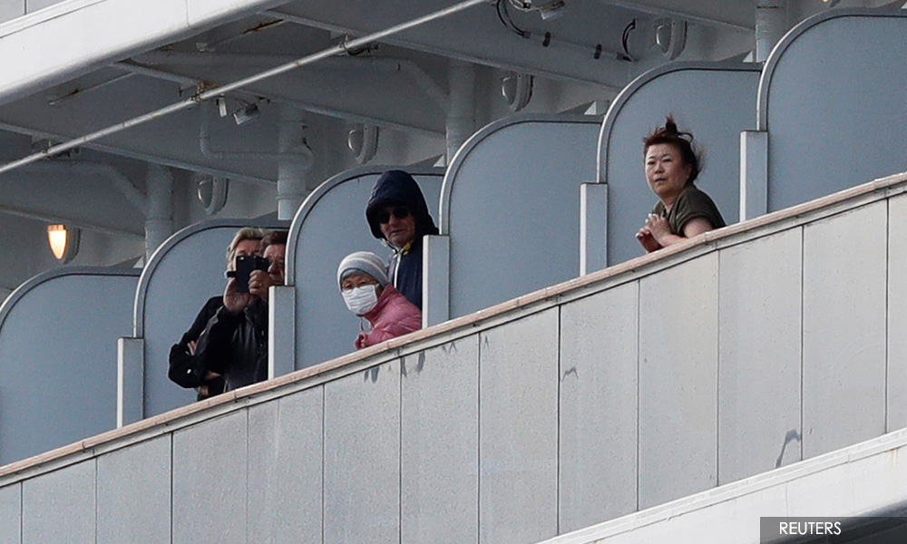 Twenty virus infections on cruise ship in Japan, passengers confined to cabins