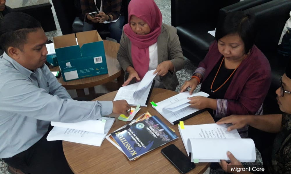 Indonesian migrant rights group files legal bid to defend workers' rights