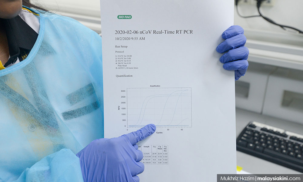 Keputusan swab test online kkm