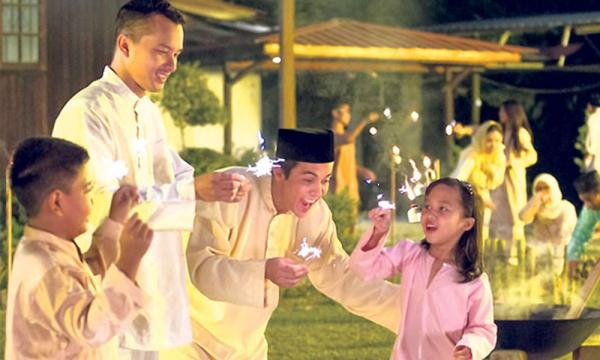 gambar suasana hari raya aidilfitri