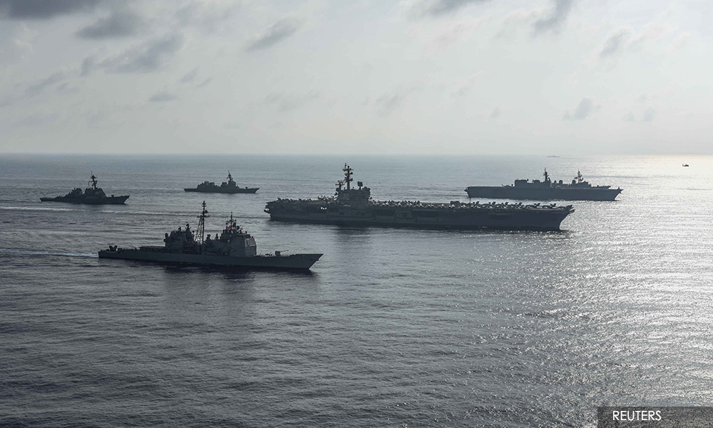 US Navy: USS Ronald Reagan conducts operations in Philippine Sea