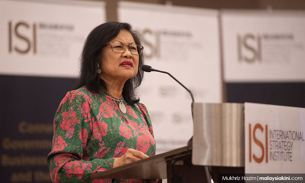 Rafidah tells rabble-rousers in govt to stop fanning socks flame