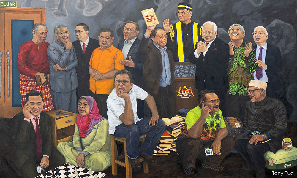 DAP raises RM1.3m for GE15 through digital sale of 'Langkah Sheraton' painting