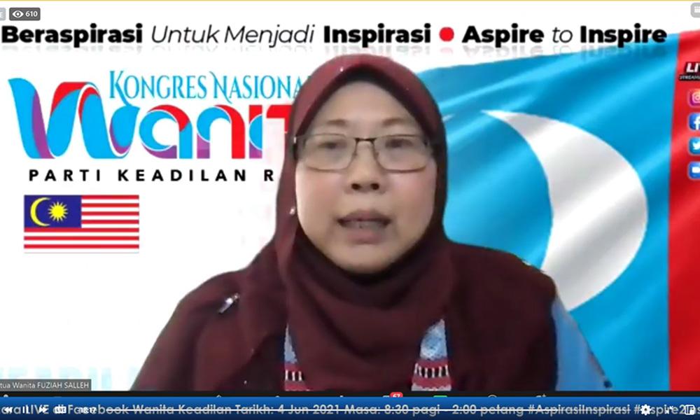 Wanita PKR calonkan Fuziah tanding naib presiden