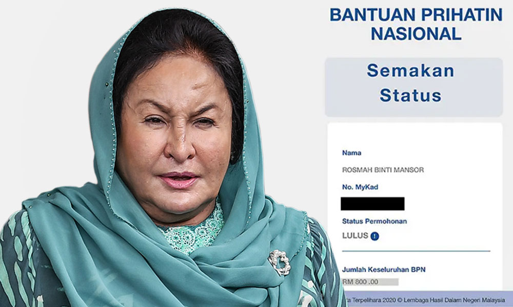 Rosmah Mansor was found to be eligible for BPN