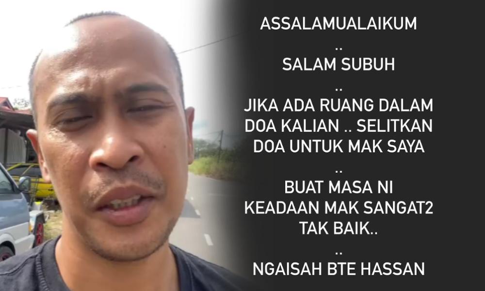 Ibu meninggal dunia, Achey menangis tepi jalan