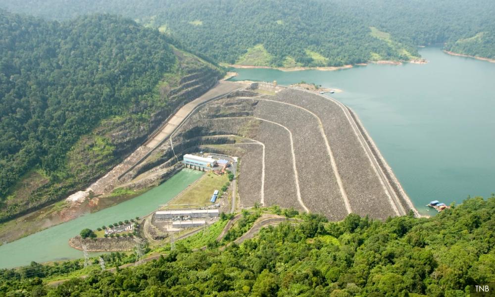 登嘉楼肯逸湖的苏丹马末水坝。