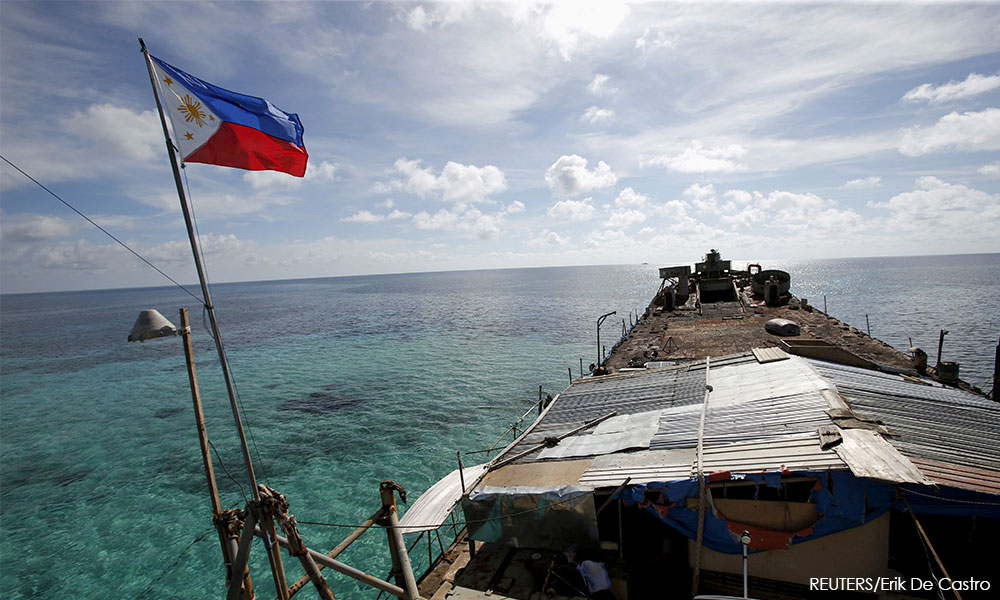 Philippines places buoys in parts of South China Sea to assert sovereignty