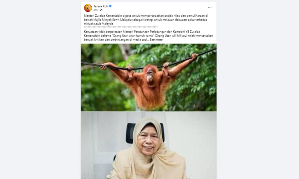 SURAT | Jangan keterlaluan Teresa Kok