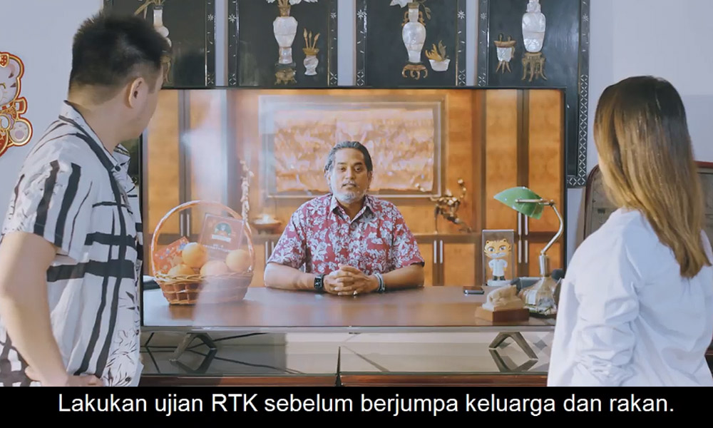 KJ: Buat ujian kendiri sebelum ke rumah sanak-saudara
